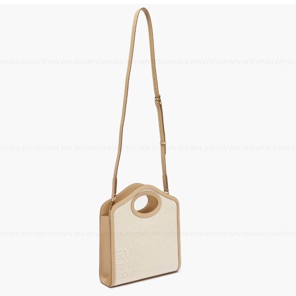 関送込バーバリー ショルダーバッグ コピー☆ポケット ミニクロスボディバッグ ベージュ 1418152